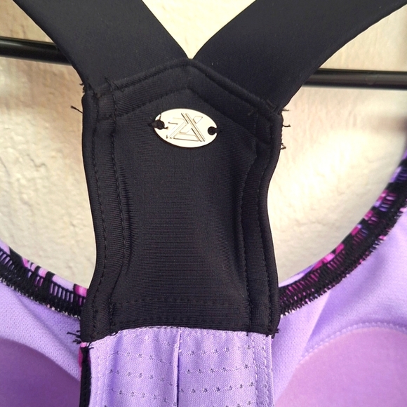 ZeroXposur Circus Wide Strap 2-in-1 Tankini Swim Top with Sports Bra Size XS - Picture 4 of 6